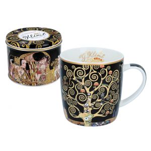 Kubek w puszce Carmani 420ml - G. Klimt, Drzewo życia